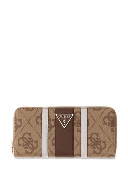 Guess - Women Laurel Ii Latte Logo Brown Printed Wallet