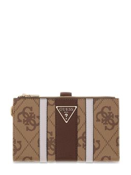 Guess - Women Laurel Ii Latte Logo Brown Printed Wallet