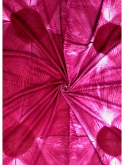 Palash - Magenta Shibori Work Cotton Unstitched Fabric