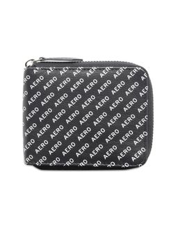 Aeropostale - Men Largo Leather Zip Around Wallet - Black