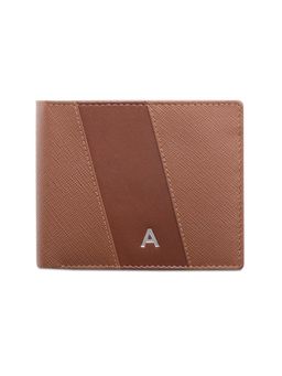 Aeropostale - Men Marcos Leather Global Coin Wallet - Tan