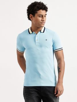Benetton polo t shirts online clearance