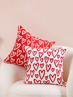 Nestasia - 2Pcs Abundant Love Cushion Cover (16x16 Inches)