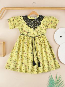 Bella Moda - Yellow Floral Dress