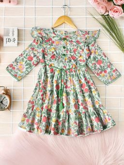 Bella Moda - Multi-Color Printed Dress