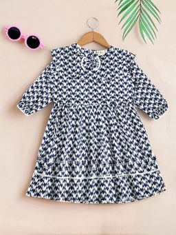 Bella Moda - Blue Printed Dress