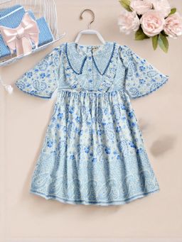 Bella Moda - White Printed Dress