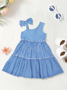 PSPeaches - Blue Stripes Dress