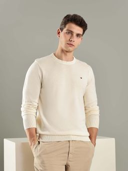 Tommy Hilfiger - Solid Regular-Fit Cotton Sweater