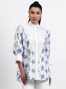 GAGAN VOHRA - Womens Embroidered White Shirt