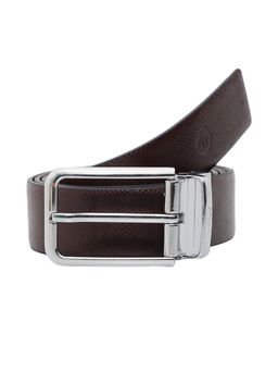 Bulchee - Ufficio Mens Genuine Leather Belt Casual Jeans Brown-Black Uff2102B