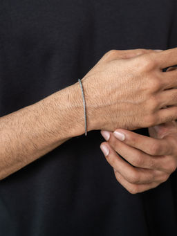 Shaya by CaratLane - Mens Paradox 925 Silver Bracelet