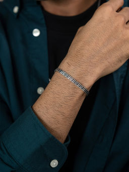 Shaya by CaratLane - Mens Nexus 925 Silver Bracelet