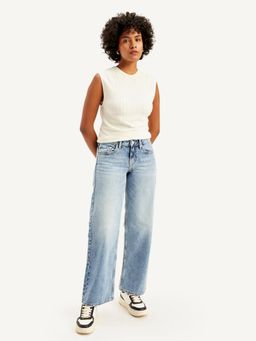Levi's - Womens Low Rise Loose Fit Light Blue Jeans