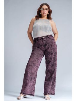 FREAKINS - Cosmic Blush Curve Straight Fit Jeans