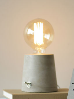 WAABI-SAABI - Cement Lamp Edison Tungsten Bulb YUASA