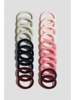 H&M - Girls Green 20-pack hair elastics