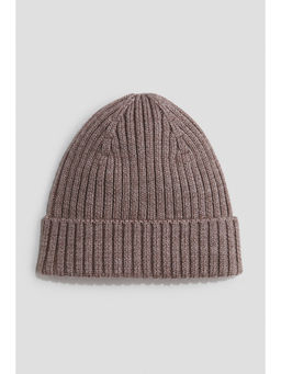 H&M - Unisex Beige Merino wool beanie