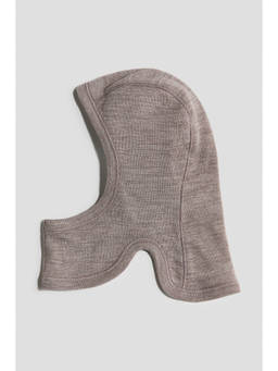 H&M - Unisex Beige Fine-knit merino wool balaclava