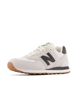 New Balance - Men 574 Alloy White Sneakers