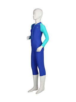 Speedo - Tots Unisex Endurance 10 All In One Full Body Suit Berry Blue
