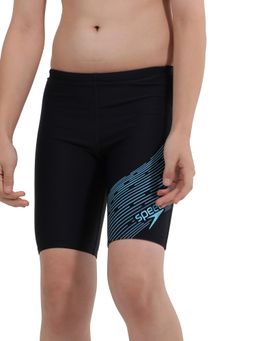 Speedo - Boy's Endurance10 Medley Logo Jammer - True Navy & Picton Blue