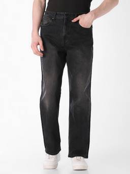 Jack & Jones - Men Black Wash Dario Loose Fit Jeans