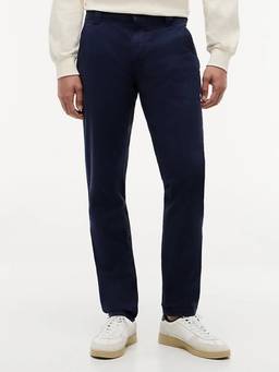 Tommy Hilfiger - Regular Fit Solid Low Rise Chinos