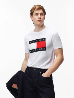 Tommy Hilfiger - Logo Regular Fit Cotton T-Shirt