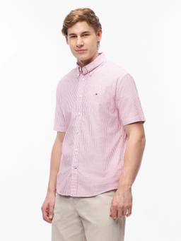 Tommy Hilfiger - Striped Regular Fit Oxford Woven Shirt