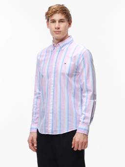 Tommy Hilfiger - Striped Regular Fit Oxford Woven Shirt