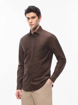 Tommy Hilfiger - Striped Regular Fit Dobby Woven Shirt