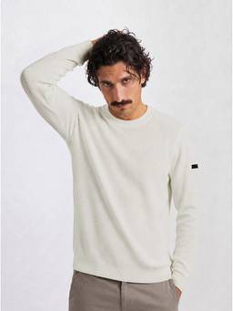 URBAN PERFORMANCE - The Soft Ease - Jacquard Sweater - Off White