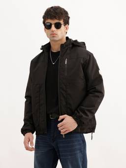 WROGN - Solid Comfort Fit Hooded Jacket