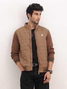 WROGN - Solid Tipping Sleeve Puffer Jacket