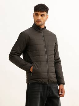 WROGN - Solid Regular Fit Puffer Jacket