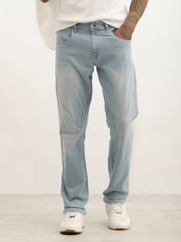 WROGN - Washed Straight Fit Denim Jeans