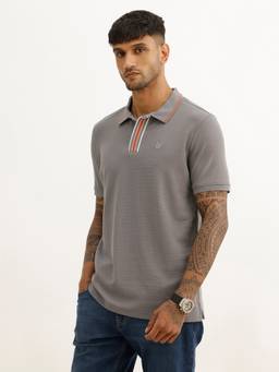 WROGN - Classic Slim Fit Tipping Collar Polo T-Shirt