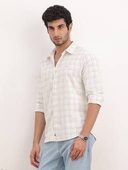 WROGN - Slim Fit Checkered Corduroy Shirt