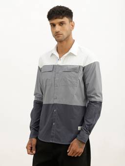 WROGN - Regular Fit Double Pocket Shirt