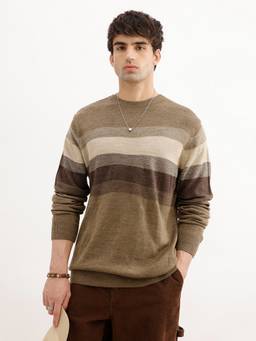 WROGN - Classic Regular Fit Striped Sweater