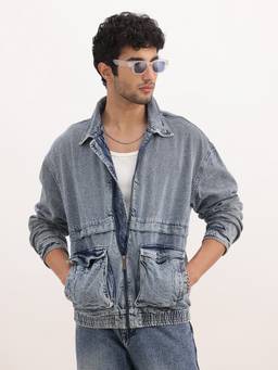 WROGN - Relaxed Fit Double Pocket Denim Jacket