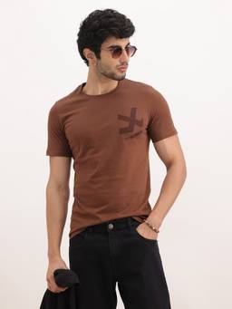 WROGN - Slim Fit Placement Printed T-Shirt