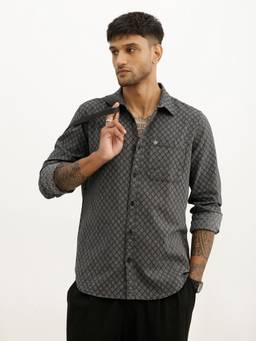 WROGN - Classic Regular Fit Aop Shirt