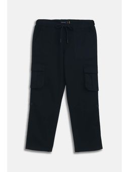 Allen Solly - Boys Navy Solid Trousers