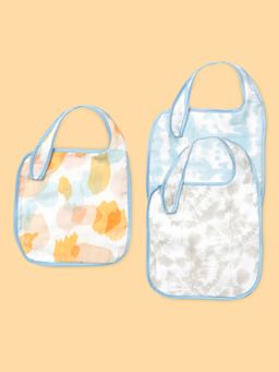 Fancy Fluff - Bamboo Muslin Bibs Shibori (Pack of 3)