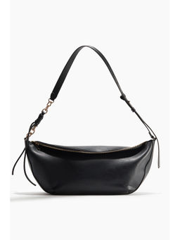 H&M - Women Black Zip-Detail Shoulder Bag