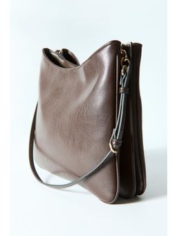 H&M - Women Brown Chain-Detail Shoulder Bag