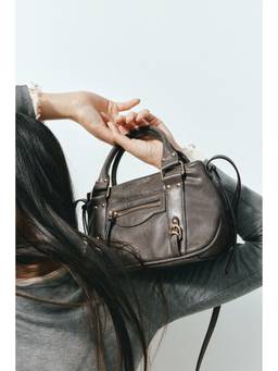 H&M - Women Grey Small Crossbody Bag