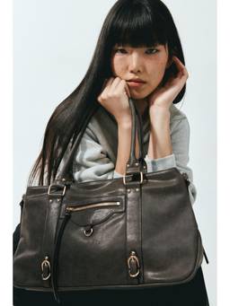 H&M - Women Grey Shoulder Bag